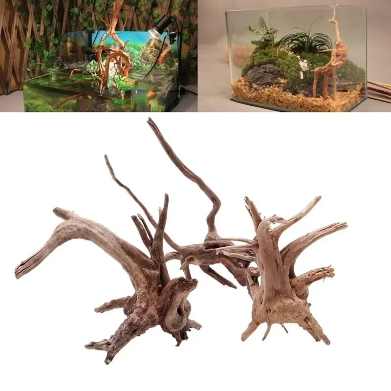 Aquarium Fish Games - Naturalne drzewo pnia Driftwood akwarium korzenie