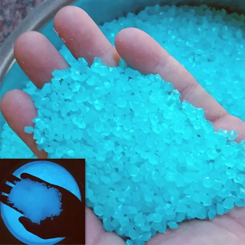 Aquarium Fish Real - 1000szt 3-5mm Świecący piasek świecący w