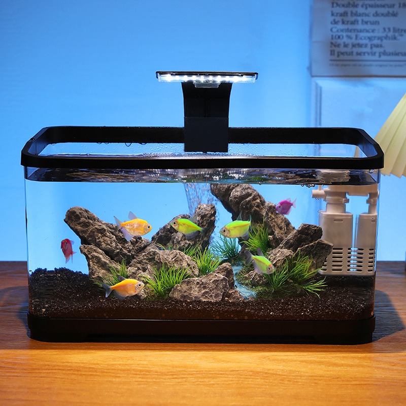 Aquarium Fish Home - Akwarium stołowe z filtrem obiegowym, ciche