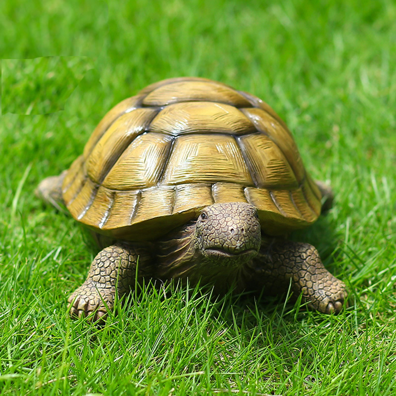 Aquarium Fish Home - Śliczny Dekoracyjny Żółw Żółw Żółw Zewnętrzny
