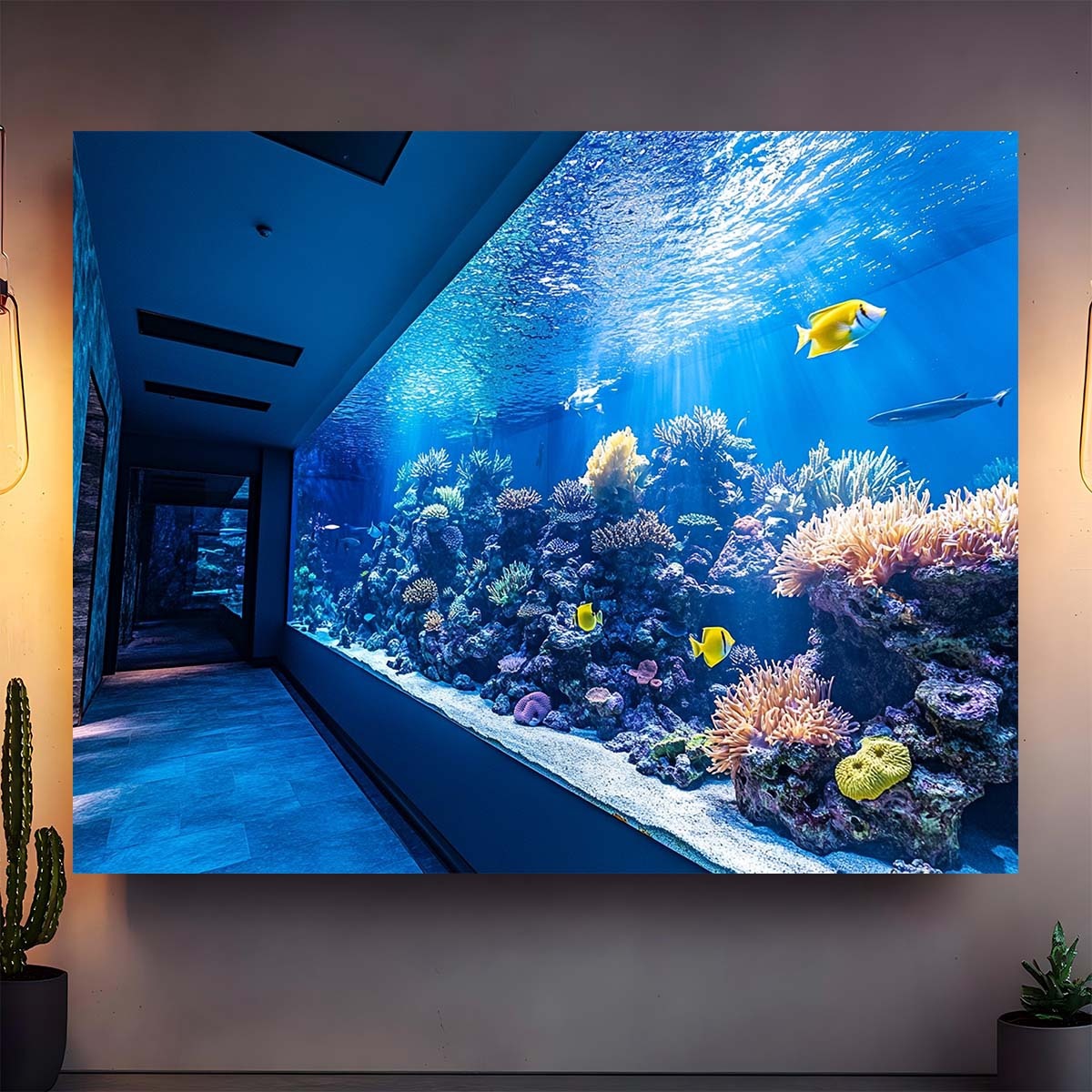 Żywa gobelina z motywem akwari – Aquarium Fish Home recenzja i cena