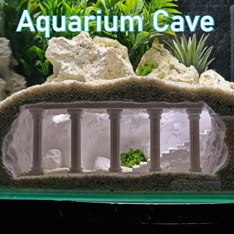 Drukowana w 3D jaskinia do akw – Aquarium Fish Games recenzja i cena