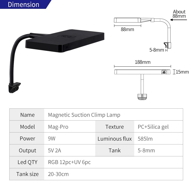Mag-Pro LED RGB z funkcją regu – Xiaomi Aquarium Fish Tank recenzja i cena