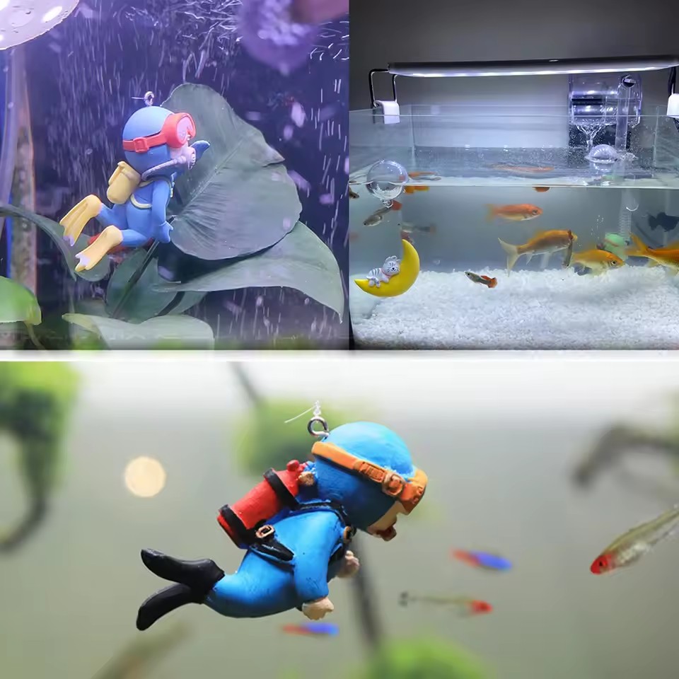 Ozdoby do akwarium, dekoracje  – Aquarium Fish Popular recenzja i cena